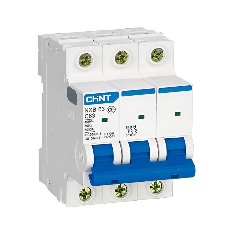 Breaker riel DIN NXB-63 3P 63A 6kA