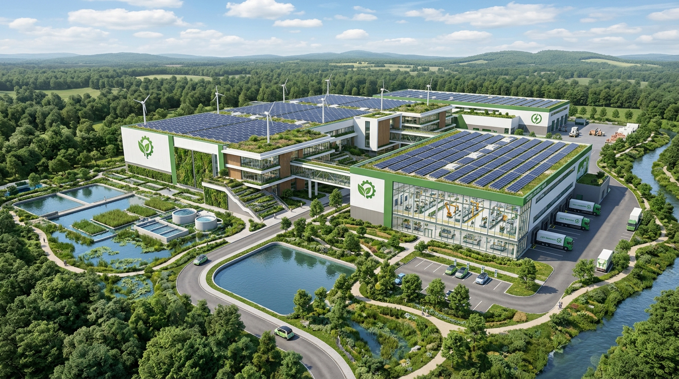 Sostenibilidad y eficiencia energética eco-industrial: equipos GREEN, optimización del agua y la energía